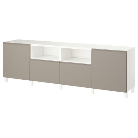 Тумба под ТВ, с дверцами и ящиками IKEA BESTÅ БЕСТО 195.689.45
