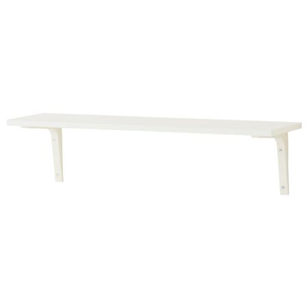 Полка с консолью ТОДАЛЕН, белый, белый (79x19 см)