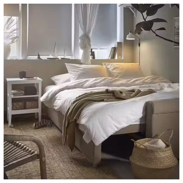 DÅNHULT ДОНХУЛЬТ 3-местный диван-кровать - Silkeryd темный серо-бежевый - фото 3