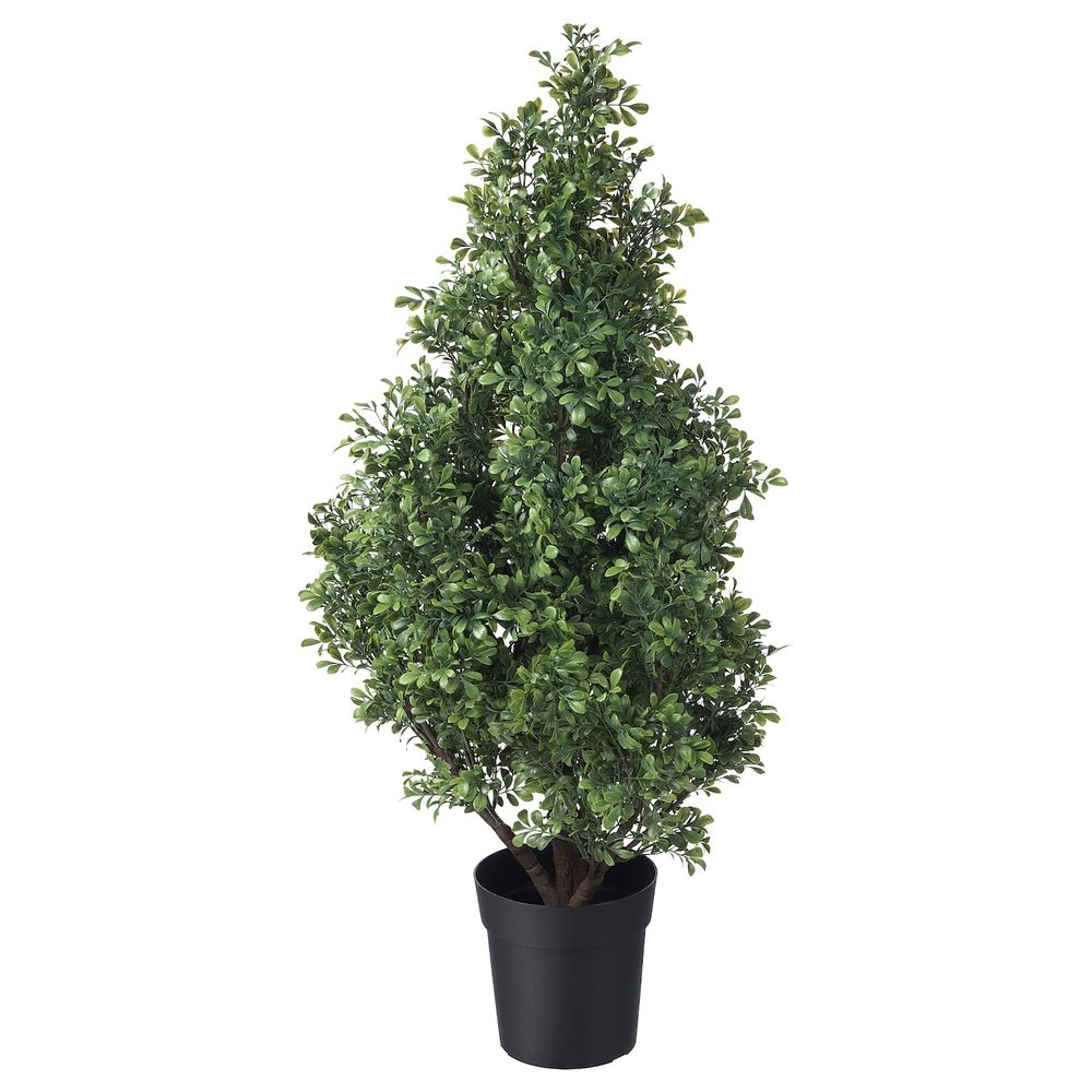 Искусственное растение в горшке, для дома, улицы самшит 19 см IKEA FEJKA ФЕЙКА 105.054.05 - фото 1