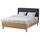 Каркас кровати ОППЛАНД, дубовый шпон, Леирсунд