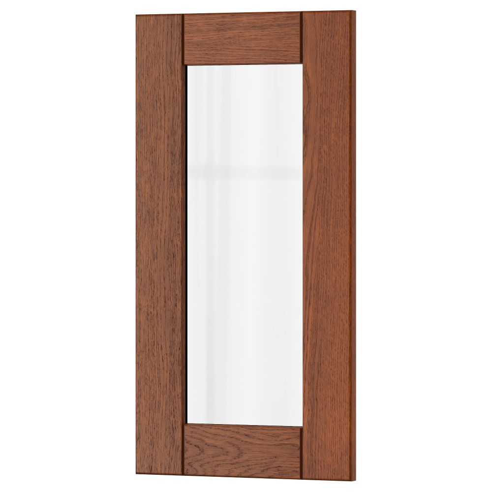 Стеклянная дверь ФИЛИПСТАД, коричневый - фото 1