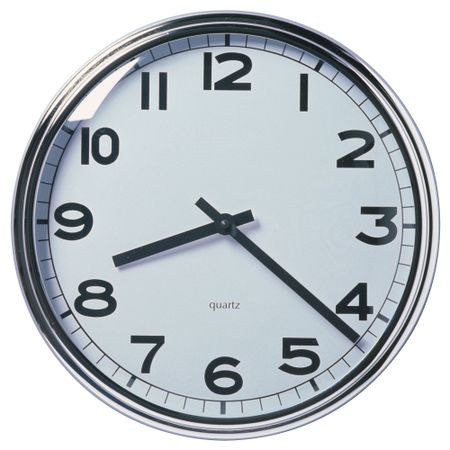 Настенные часы ПУГГ, нержавеющ сталь хромированный