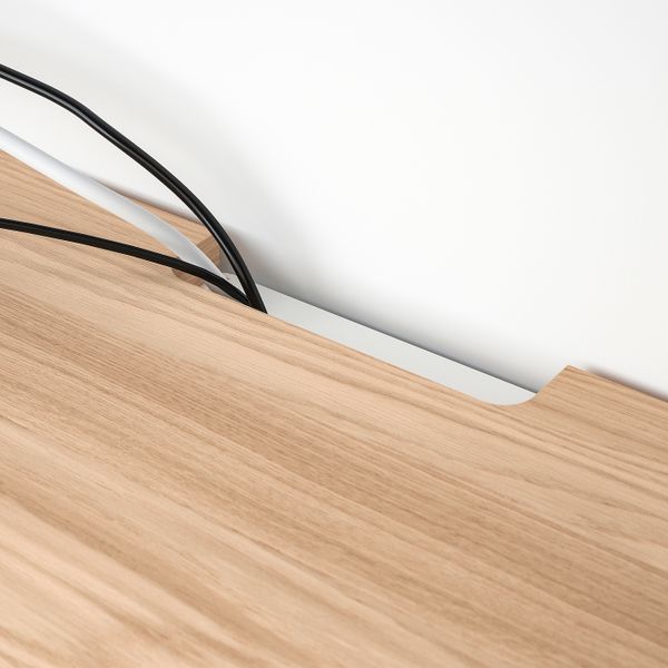 Верхняя панель для ТВ, дубовый шпон 180x42 см IKEA BESTÅ БЕСТО 404.963.67 - схема-чертеж с размерами