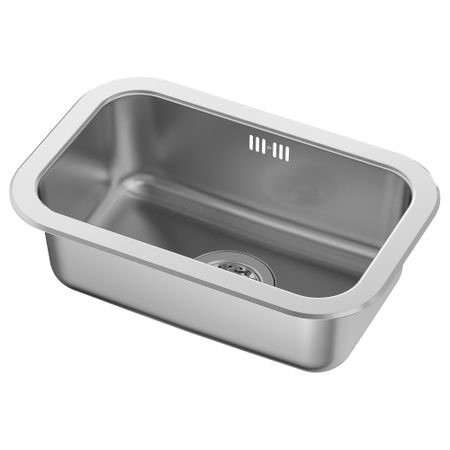 Одинарная врезная мойка, 47x30 cm IKEA BOSTOCKHOLM СТОКГОЛЬМMEN БУХОЛЬМЕН 603.480.31