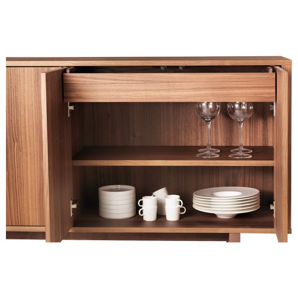 Сервант, шпон грецкого ореха 160x81 см IKEA STOCKHOLM СТОКГОЛЬМ 303.854.59 - фото 3