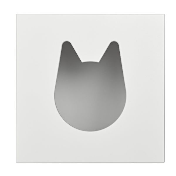 Домик для кошки, белый 33x33 см IKEA KALLAX КАЛЛАКС 904.281.68 - схема-чертеж с размерами