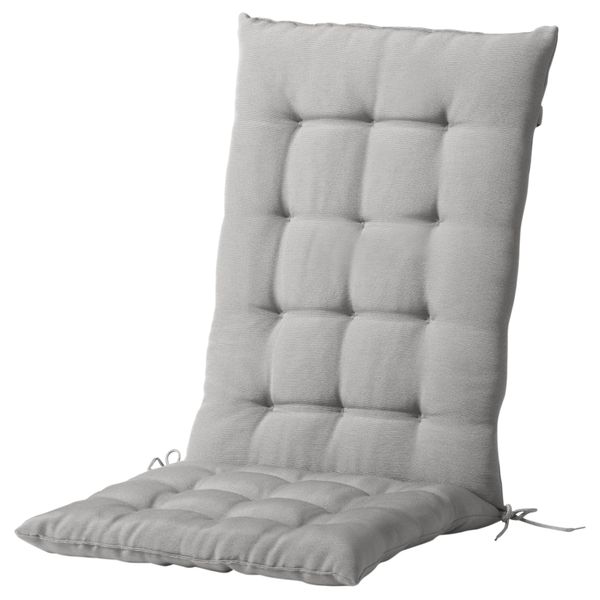 Подушка на садовую мебель ХОЛЛО, серый (116x47 см) - фото 1