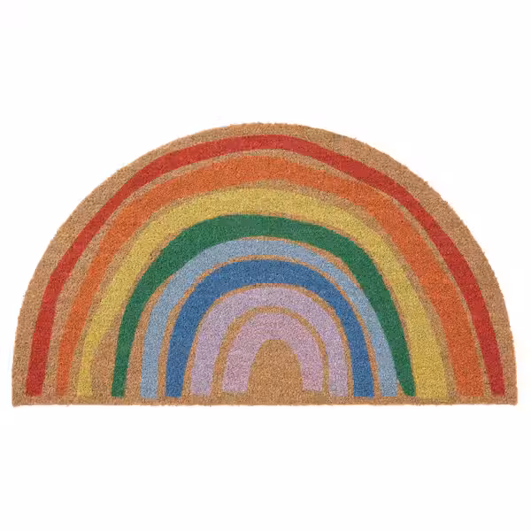 PILLEMARK Придверный коврик для дома - радуга 50x90 см - фото 1