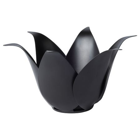 Подсвечник для греющей свечи, темно-серый 10 см IKEA DEKORERA ДЕКОРЕРА 704.724.64