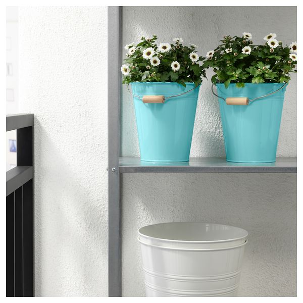 Ведро/горшок СОККЕР, д/дома/улицы, бирюзовый (2.5 л) - фото 2