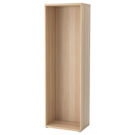 BESTÅ Каркас - под беленый дуб 60x40x192 см