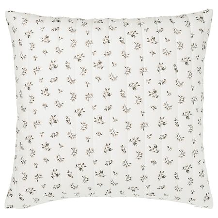 Чехол на подушку, белый, серый 65x65 см IKEA SANDLUPIN САНДЛУПИН 104.511.67