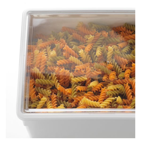 Контейнер + крышка для сухих продуктов ТИЛЛЬСЛУТА, белый (31x23x12 см) - схема-чертеж с размерами