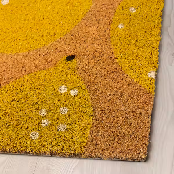 RENKAVLE РЕНКАВЛЕ Придверный коврик - лимон 40x60 см - схема-чертеж с размерами