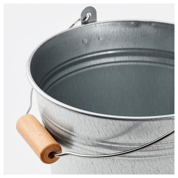 Ведро/горшок СОККЕР, д/дома/улицы, оцинковка (2.5 л) - фото 2