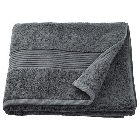 Банное полотенце, темно-серый, 70x140 см IKEA FREDRIKSJÖN ФРЕДРИКШЁН 504.967.05