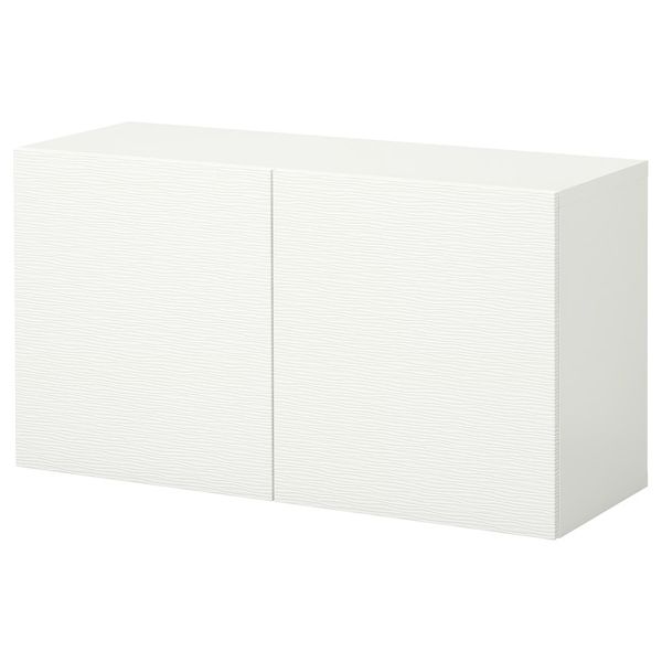 BESTÅ Комбинация настенных шкафов - белый/Laxviken 120x42x64 см - фото 1