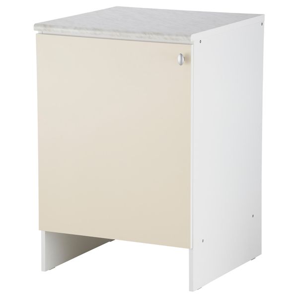 Напольный шкаф с дверью ОВЕРБУ, бежевый (60x89 см) - фото 1