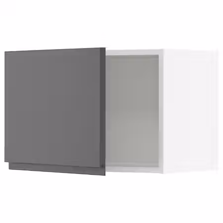 METOD Навесной шкаф - белый/Voxtorp темно-серый 60x40 см