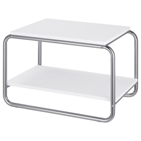 BAGGBODA Придиванный столик - белый 71x50 см