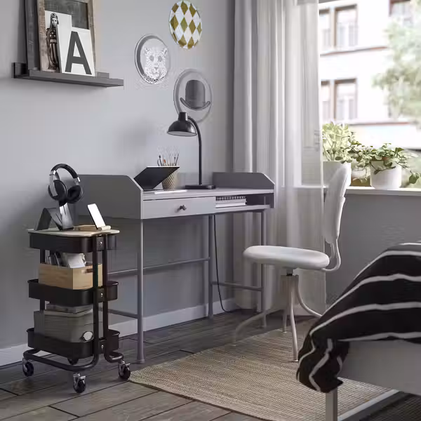 RÅSKOG Тележка - чёрный 28x38x61 см - фото 4