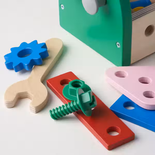 BLOMFLUGA Игрушечные инструменты, 13 предм. - схема-чертеж с размерами