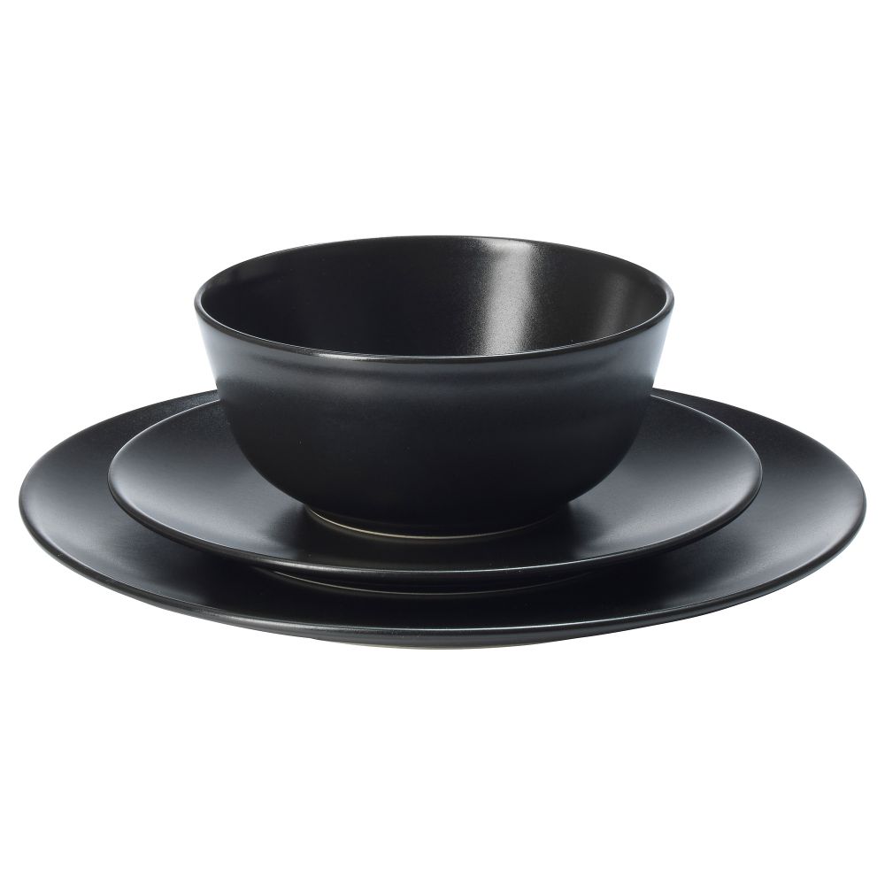 Сервиз, 18 предметов ДИНЕРА, черный - фото 1