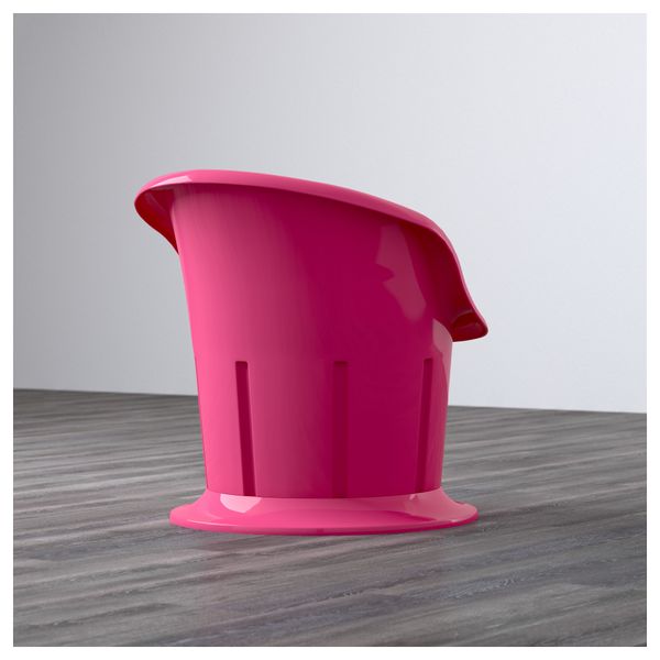 Кресло ПОПТОРП, розовый - схема-чертеж с размерами