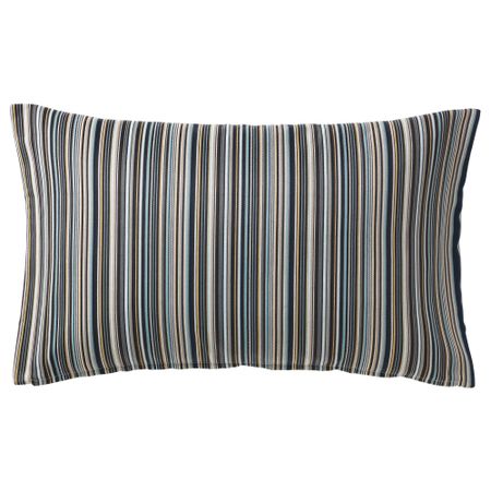 Чехол на подушку СТРАНДКОЛ, синий, зеленый (40x65 см)