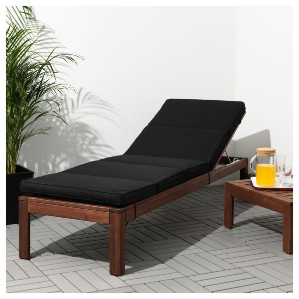 Подстилка на шезлонг КУНГСЭ, черный (190x60 см) - фото 2