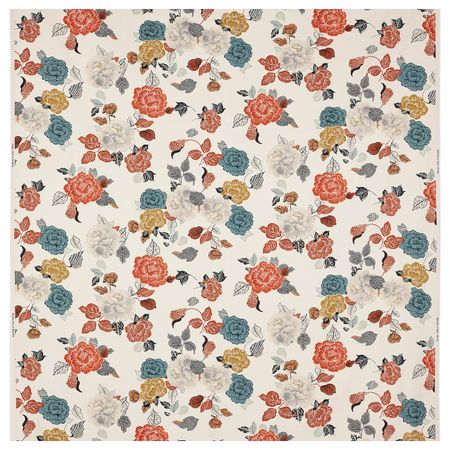 Ткань, неокрашенный/цветочный орнамент 150 см IKEA TROLLMAL ТРОЛЛМАЛ 104.855.82