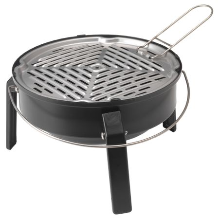 Переносной угольный гриль КОРПОН, черный