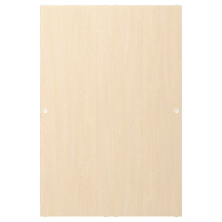 Пара раздвижных дверей, береза 120x180 см IKEA СКРОВА 503.861.08