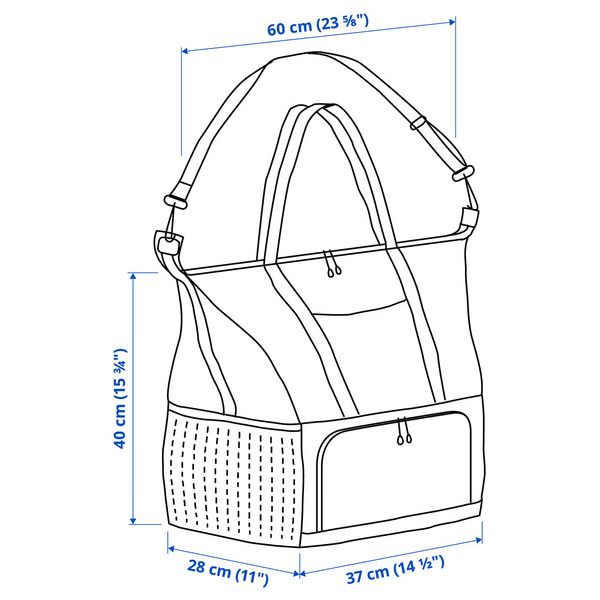 IKEA, дополнительный ракурс - схема-чертеж с размерами