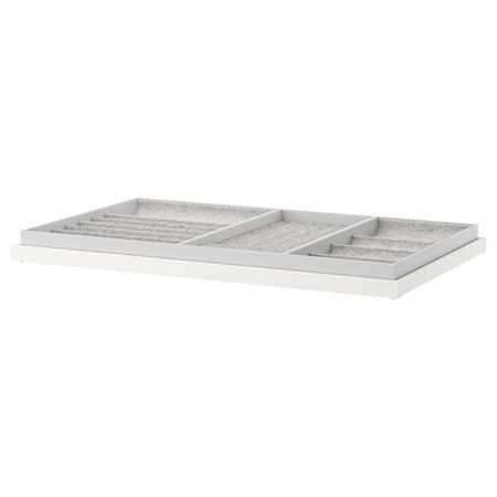 Выдвижная полка+вставка, белый 100x58 см IKEA KOMPLEMENT КОМПЛИМЕНТ 092.495.34
