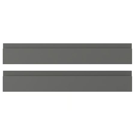 VOXTORP Фронтальная панель ящика - темно-серый 60x10 см