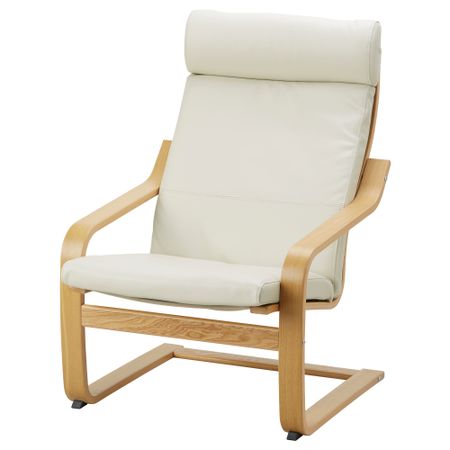 Кресло ПОЭНГ, дубовый шпон, Кимстад бежевый