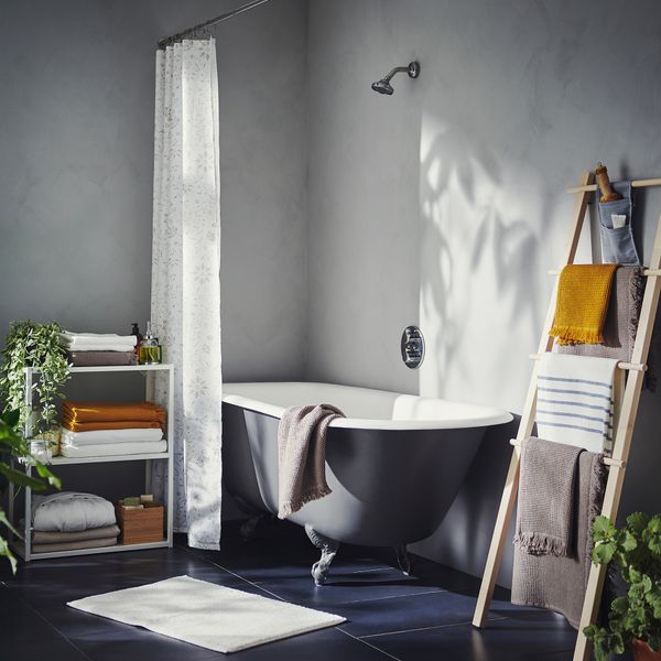 Простыня банная, 100x150 см, темно-желтый IKEA VALLASÅN ВАЛЛАСОН 005.022.33 - схема-чертеж с размерами