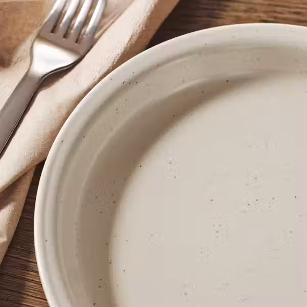 DAGGASTER ДАГГАСТЕР Тарелка десертная - точечный/светло-бежевый 20 см - фото 4