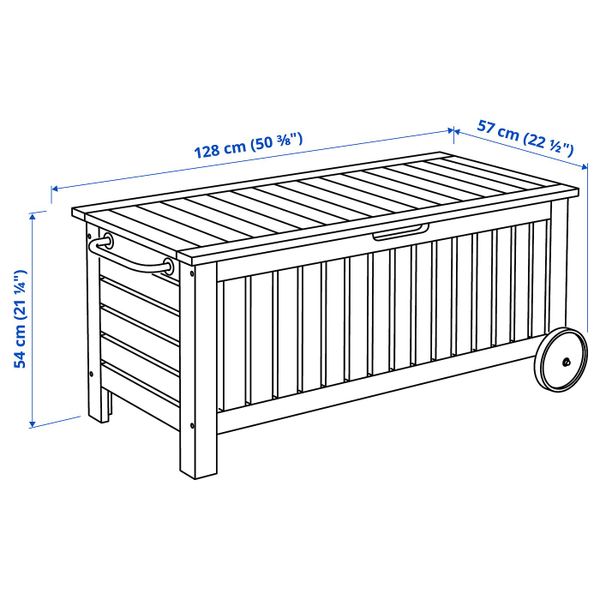 IKEA в интерьере - схема-чертеж с размерами