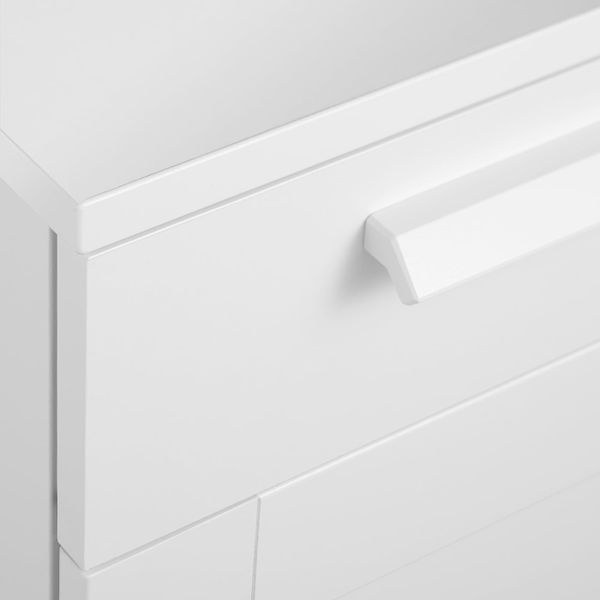 Тумба с ящиками на колесах, белый 35x68 см IKEA BRIMNES БРИМНЭС 904.784.36 - фото 4