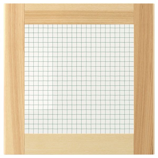 Стеклянная дверь, естественный ясень 40x40 см IKEA TORHAMN ТОРХЭМН 903.673.44 - фото 1