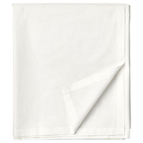 Простыня СЁМНТУТА, белый - схема-чертеж с размерами