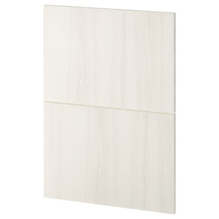 2 фронтальных панели для посудомоечной машины МЕТОД, Росдаль белый (60 см)