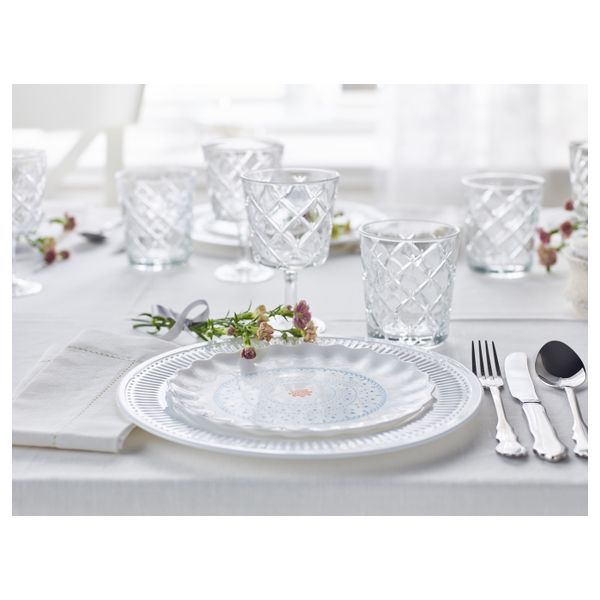 Стакан, прозрачное стекло/с рисунком 28 сл IKEA ФЛИМРА 003.792.71 - фото 5