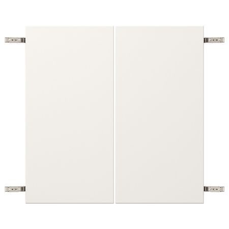 Пара дверец с петлями, белый 60x60 см IKEA VEDDINGE ВЕДДИНГЕ 692.850.72