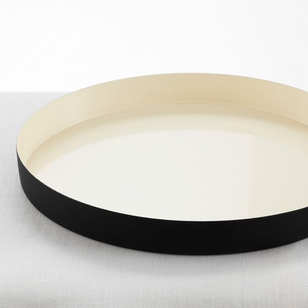 Тарелка для свечи, 3 шт., слоновая кость, черный IKEA ГЛИТРИГ 904.100.74 - фото 2