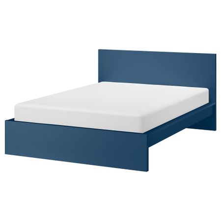 Каркас кровати, синий, 140x200 см IKEA MALM МАЛЬМ 095.599.89