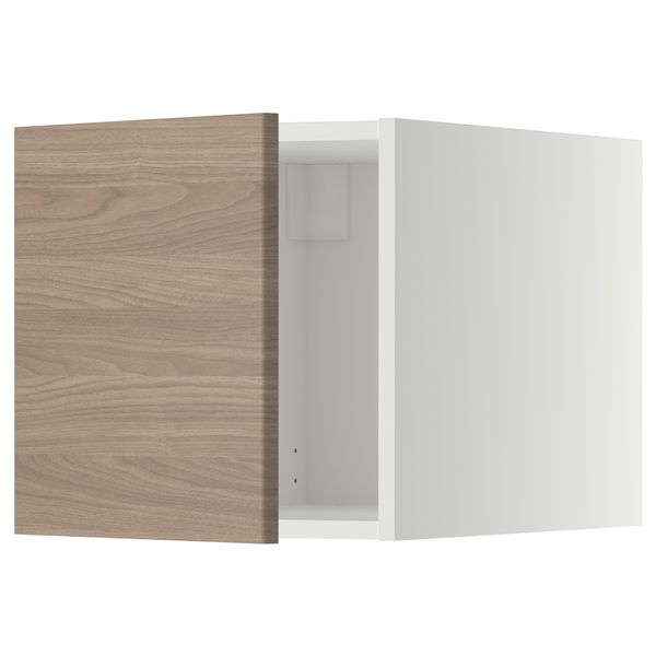 Верхний шкаф МЕТОД, белый, Брокхульт светло-серый (40x40 см) - схема-чертеж с размерами